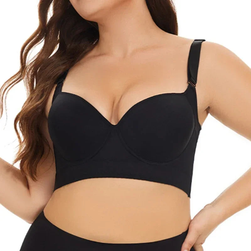 Full Back Coverage Push-Up Bra – Smoothing Support & Lift