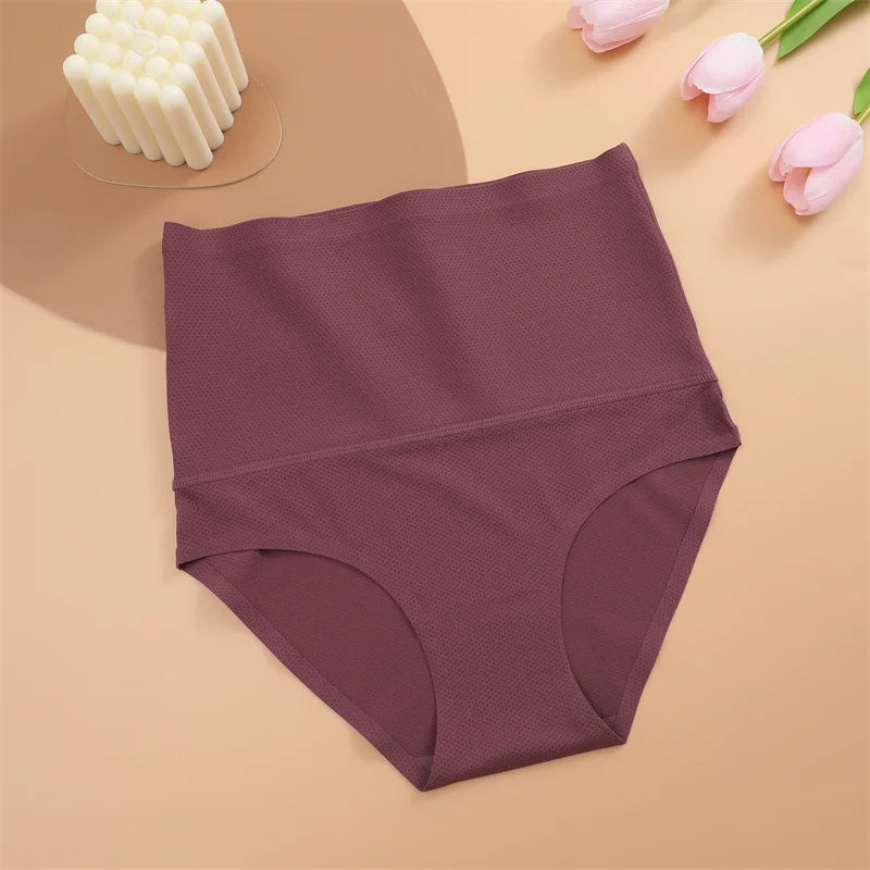 High-Rise Seamless Shapewear Briefs – Tummy Control & Breathable Comfort