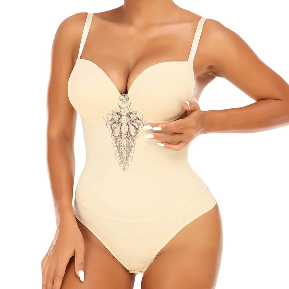 Lace Sculpting Bodysuit Shapewear
