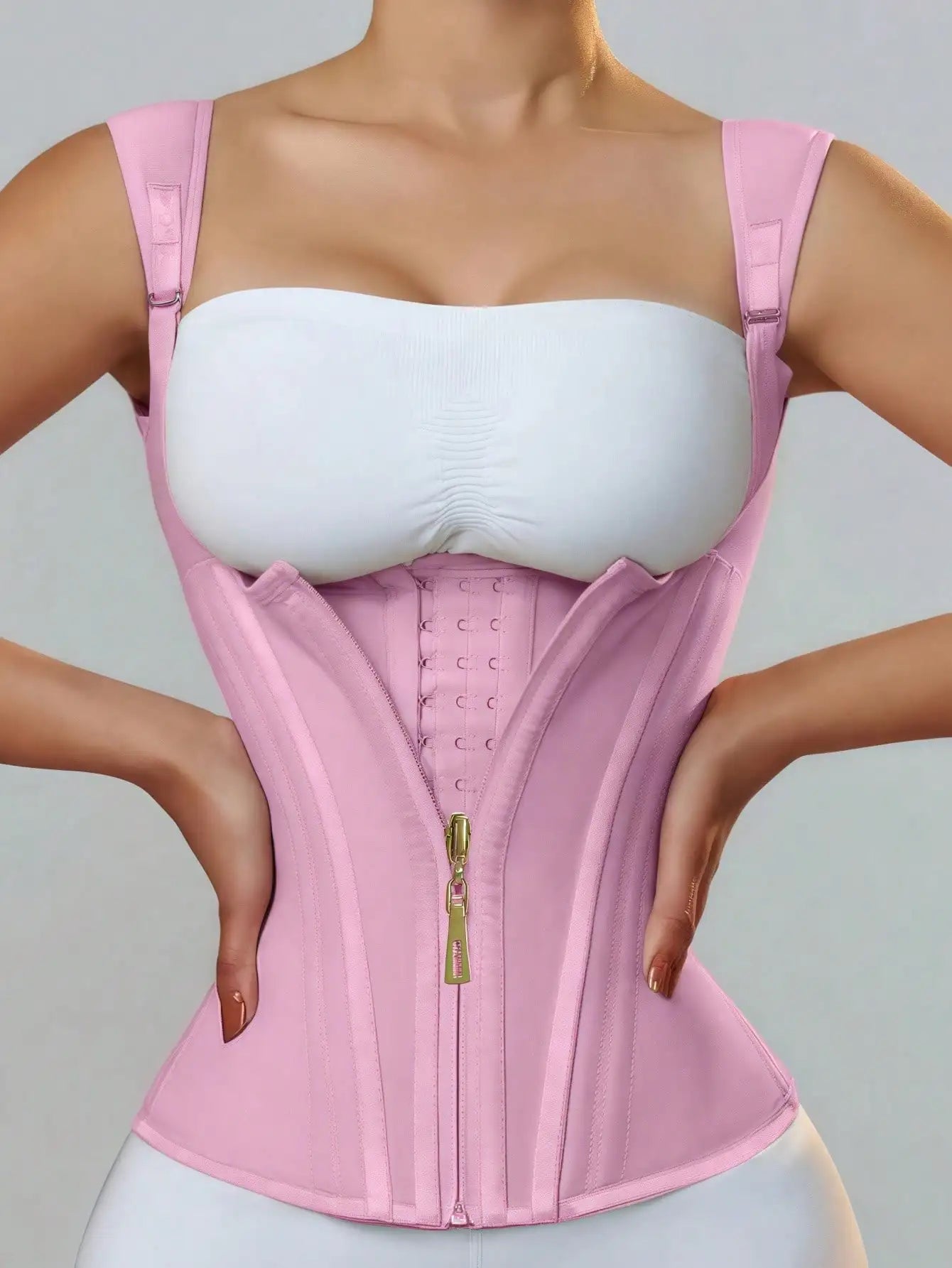 Waist Trainer Corset Vest – Adjustable Waist Control & Sculpting