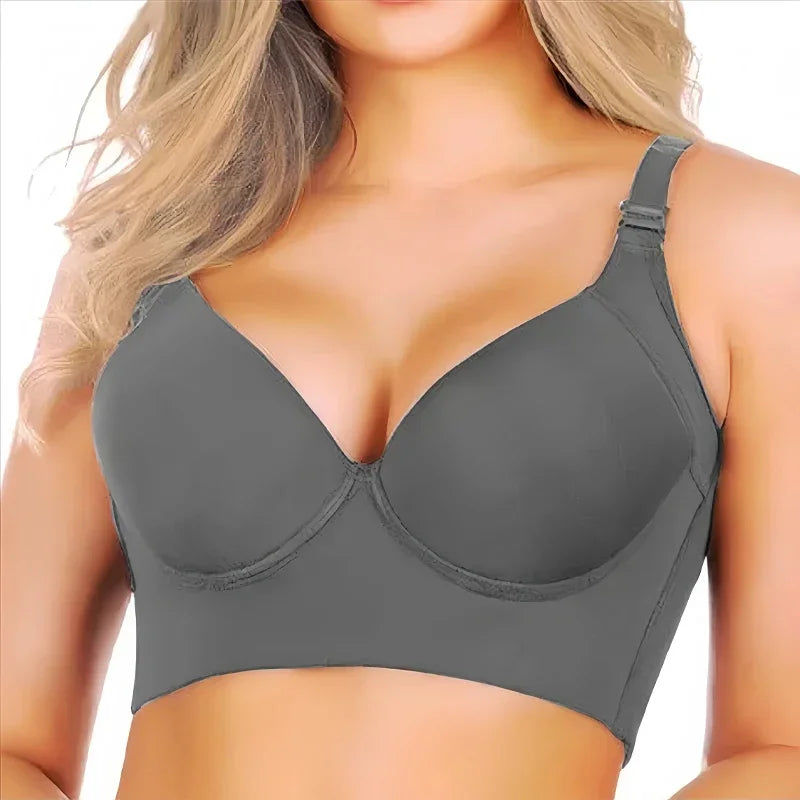 Full Back Coverage Push-Up Bra – Smoothing Support & Lift