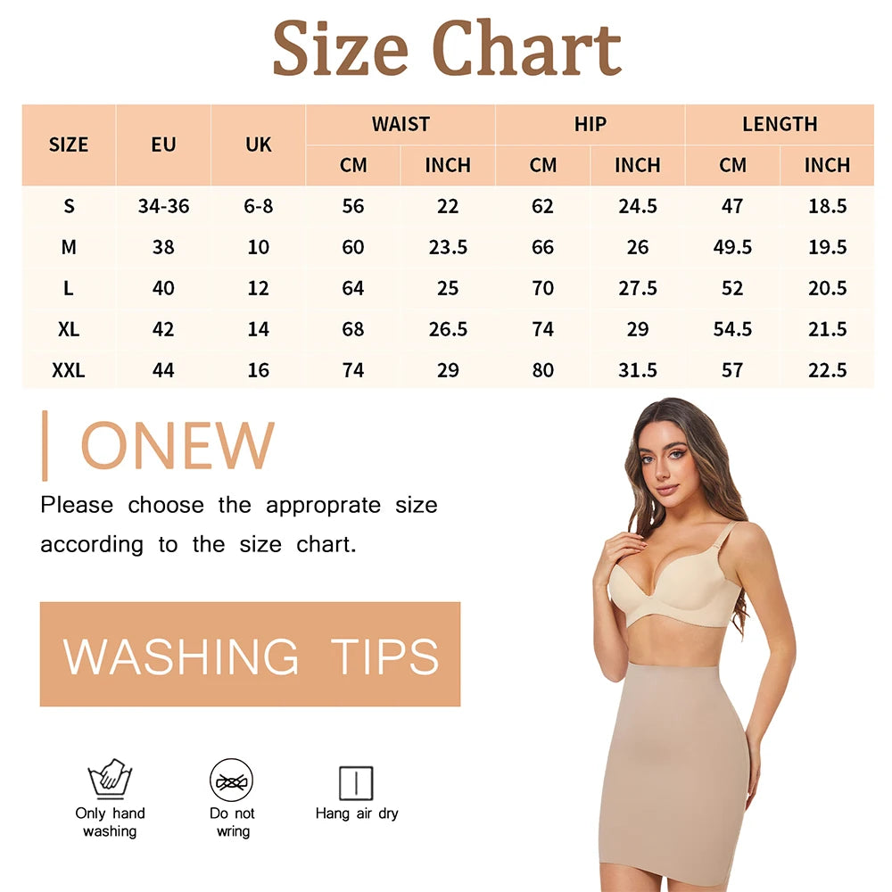 Tummy Control Shaping Half Slip